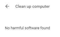 Chrome clean up
